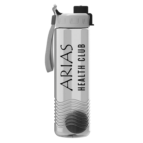 Wave 24 oz. Tritan Shaker Bottle - Quick Snap Lid - Image 4