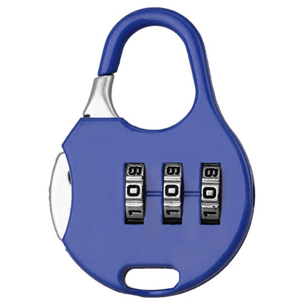 Security 3 Combination Luggage Padlock - Image 2