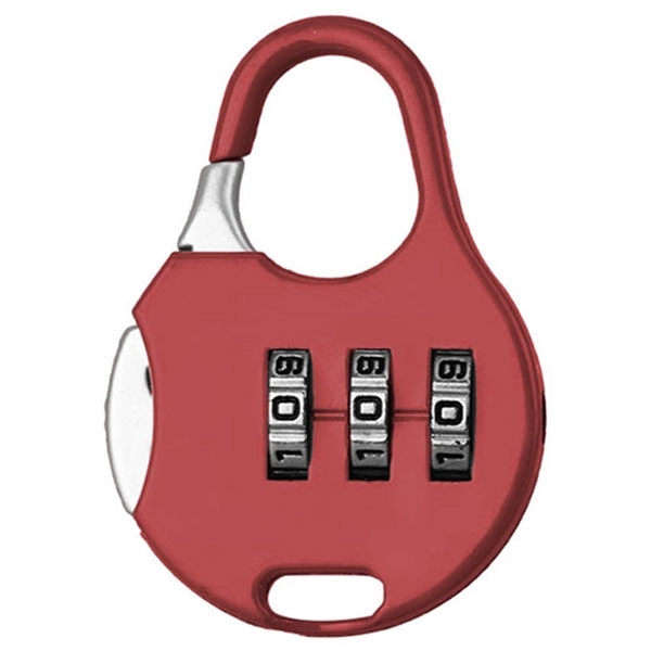 Security 3 Combination Luggage Padlock - Image 4