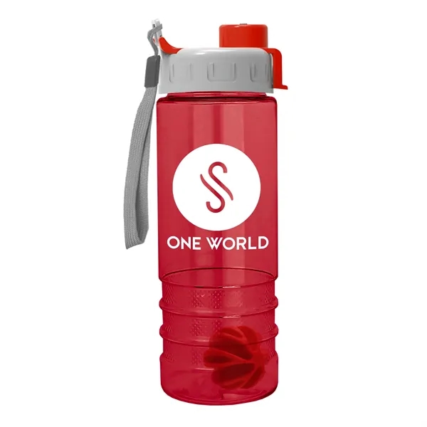 24 oz Tritan Salute Shaker Bottle - Quick Snap Lid - Image 4