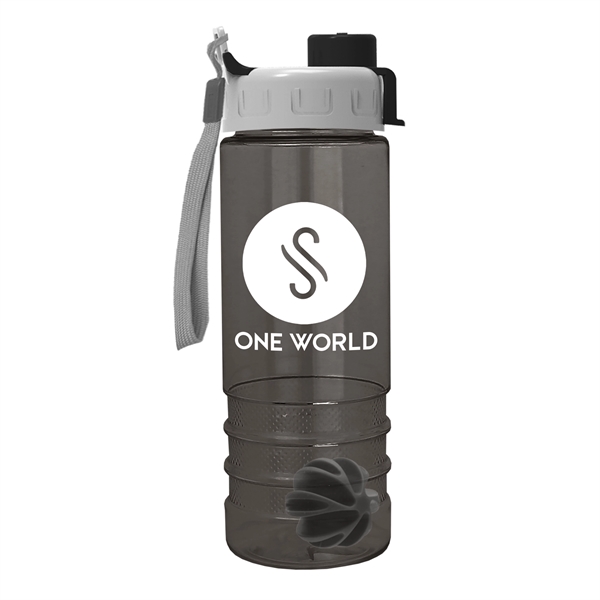 24 oz Tritan Salute Shaker Bottle - Quick Snap Lid - Image 5