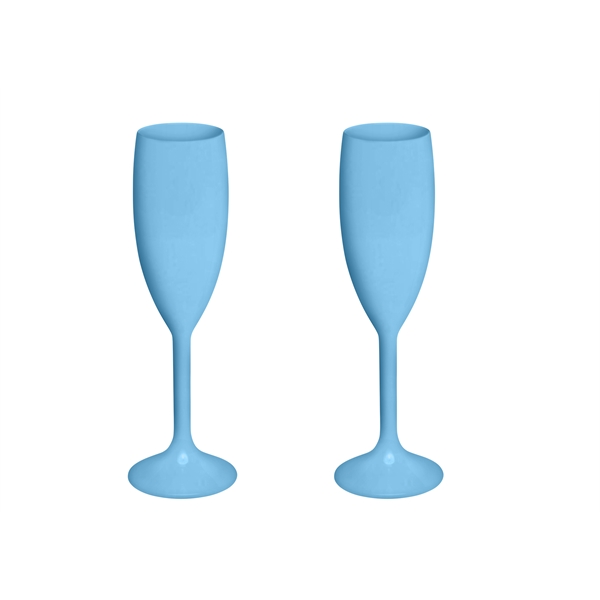 Acrylic Plastic Champagne Flute Glass - Image 4