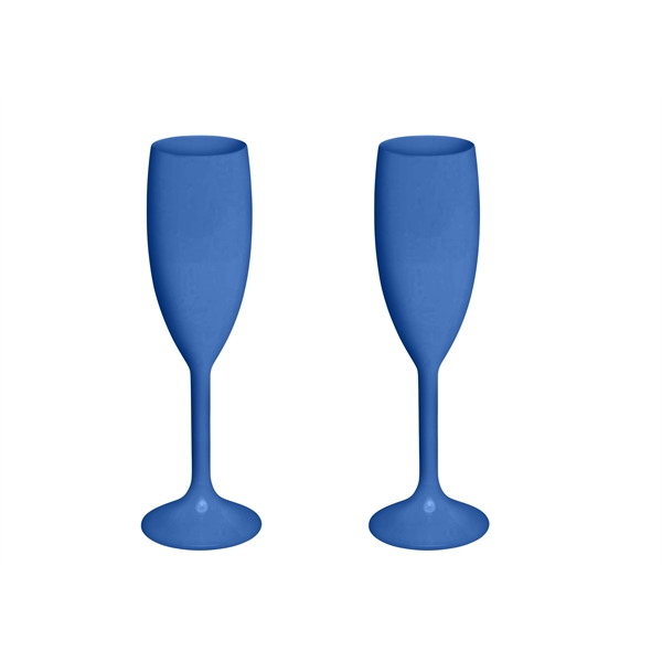 Acrylic Plastic Champagne Flute Glass - Image 5