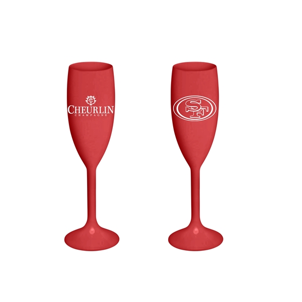 Acrylic Plastic Champagne Flute Glass - Image 9