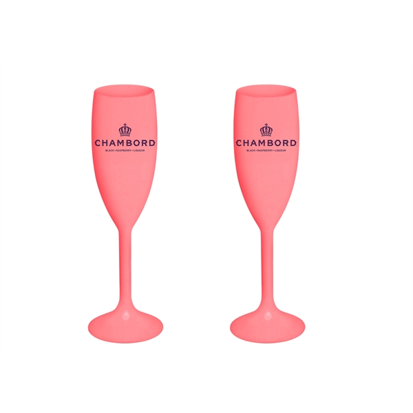 Acrylic Plastic Champagne Flute Glass - Image 12