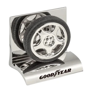 Tire-Shaped Business Card Holder