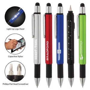 7 in 1 Light Up Utility Pen