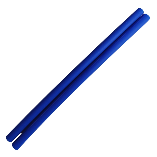 Silicone Straw 5 pack With PIPE Cleaner Brush - Image 4