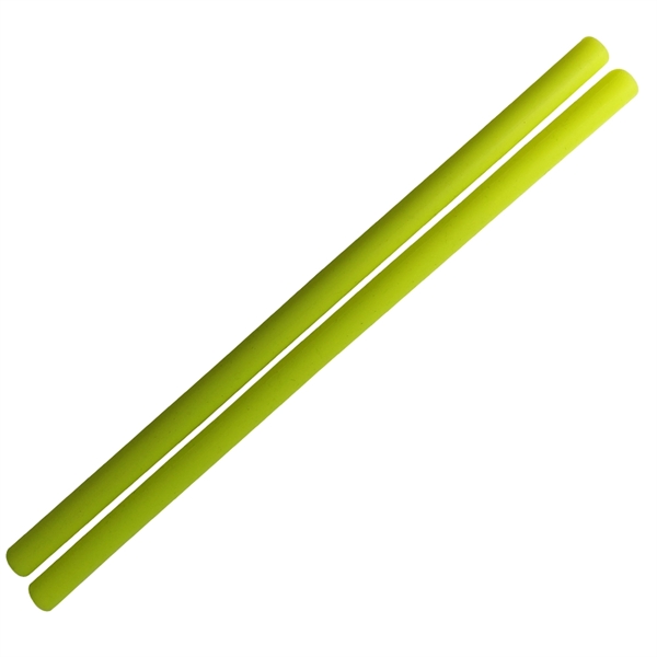 Silicone Straw 5 pack With PIPE Cleaner Brush - Image 5