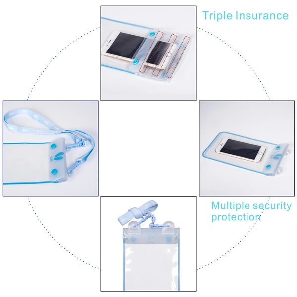 Triple Insurance Waterproof Phone Pouch, Waterproof Case - Image 4