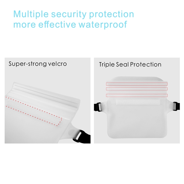 Dual Insurance Waterproof Fanny Pack,Waterproof Phone Pouch - Image 5