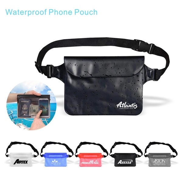 Dual Insurance Waterproof Fanny Pack,Waterproof Phone Pouch - Image 1