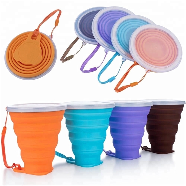 11oz Foldable Silicone Travel Cup