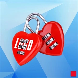 Fashionable Loving Heart Coded Lock