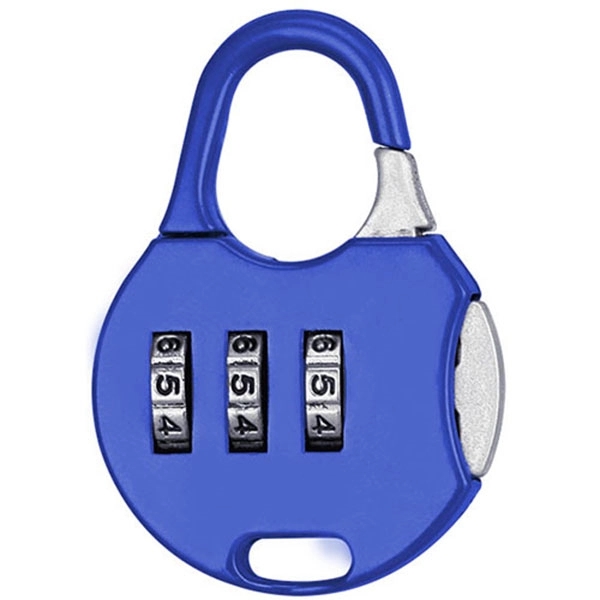 Security 3 Combination Luggage Padlock - Image 2