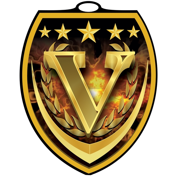 3" Vibraprint™ Shield Medallion - Image 2