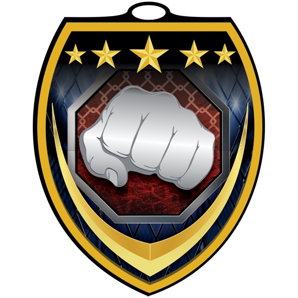 3" Vibraprint™ Shield Medallion - Image 7