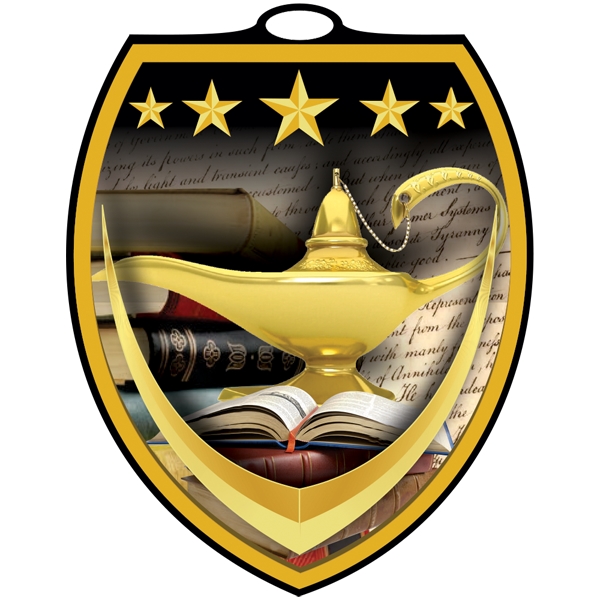 3" Vibraprint™ Shield Medallion - Image 9