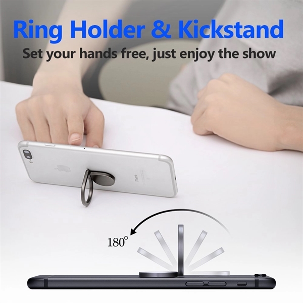 Teardrop aluminium Cell Phone Ring stand grip holder - Image 3