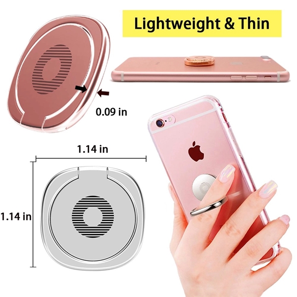 Adhesive Cell Phone Ring stand grip holder - Image 5