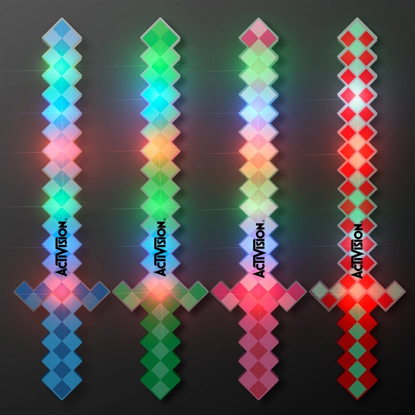 LED 8-Bit Pixel Sword - Image 1