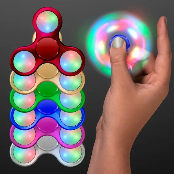 Metallic LED Fidget Spinner - Image 14