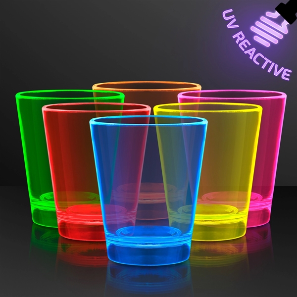 1.5 oz. UV Reactive Glow Shot Glasses - Image 23