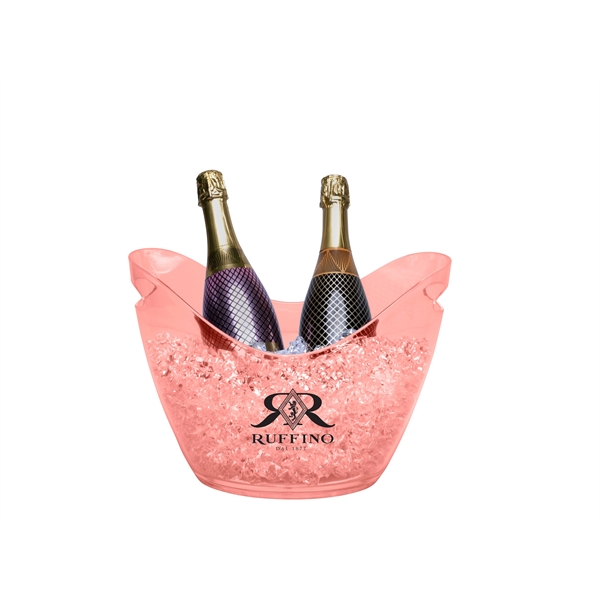 Small (1-2 Bottle) Acrylic Champagne Wine Ice Bucket - Image 7