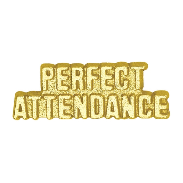 Perfect Attendance Chenille Lapel Pin - Image 2
