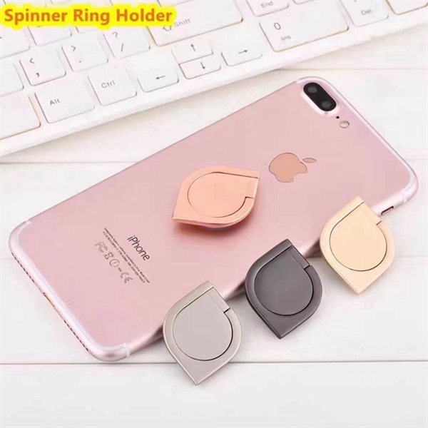 Teardrop Rotating Cell Phone Ring stand grip holder - Image 1