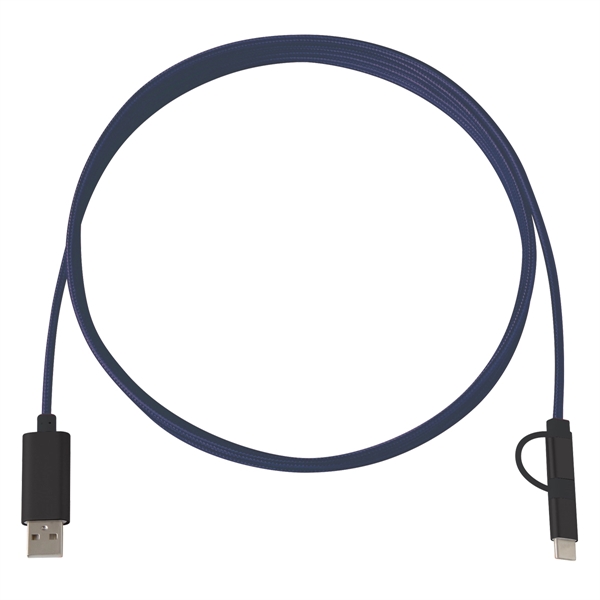 3-In-1 10 Ft. Braided Charging Cable - Image 2