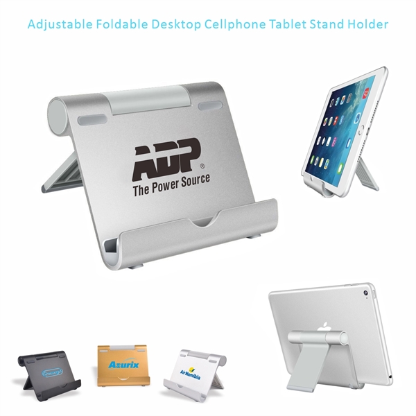 Adjustable Foldable Desktop Cellphone Tablet Stand Holder - Image 2