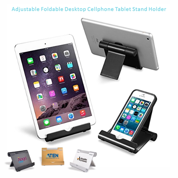 Adjustable Foldable Desktop Cellphone Tablet Stand Holder - Image 3