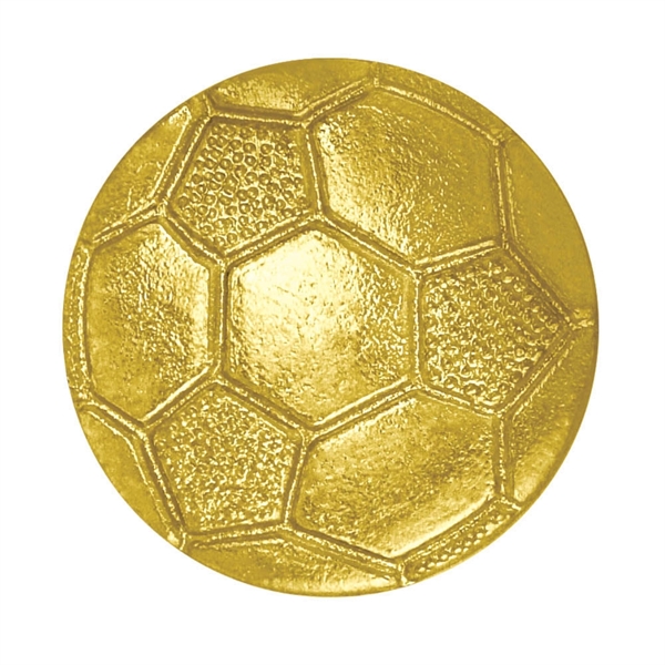 Soccerball Chenille Lapel Pin - Image 2