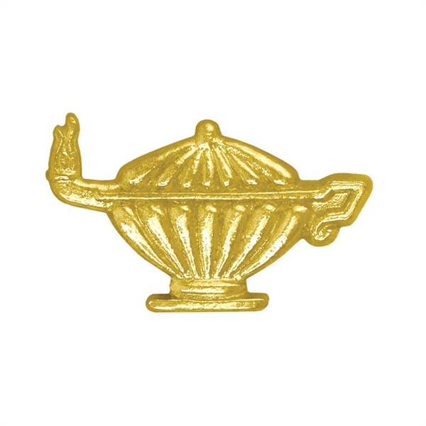 Lamp Of Knowledge Chenille Lapel Pin - Image 2