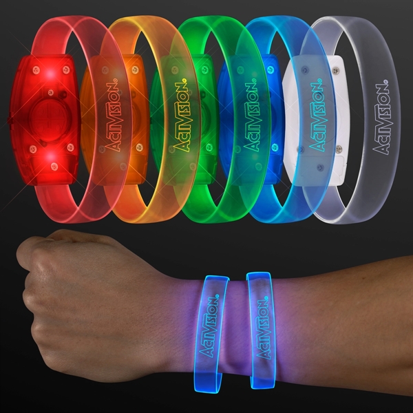 LASER ENGRAVED - Galaxy Glow LED Band Bracelets - Image 1