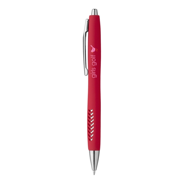 Ergonomic Soft Touch Plasitc Pen - Image 2