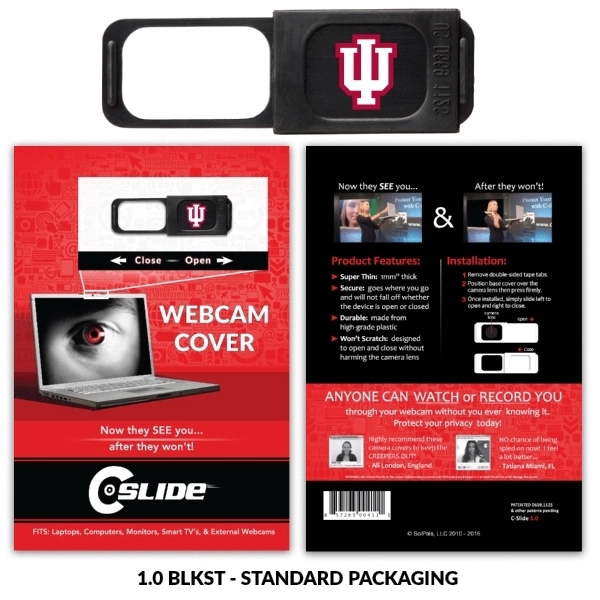 Webcam Cover 1.0 - Black with standard packaging - Image 1