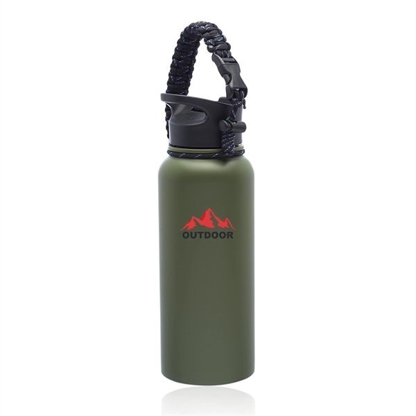 34 oz. Vulcan Stainless Steel Water Bottles with Strap - Image 2