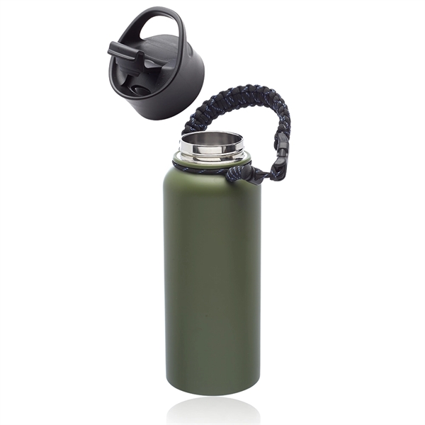 34 oz. Vulcan Stainless Steel Water Bottles with Strap - Image 5