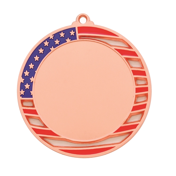 Express  Vibraprint American Flag Insert Medallion - Image 2