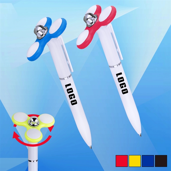 Mini-Fan Decorated Ballpoint Pen - Image 1