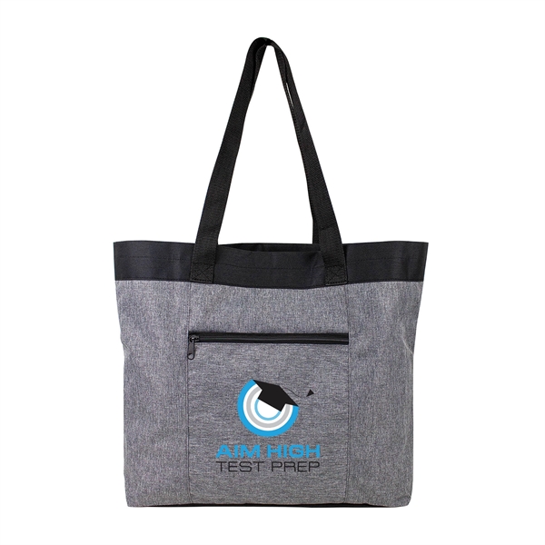 Heather Gray Open Tote - Image 1