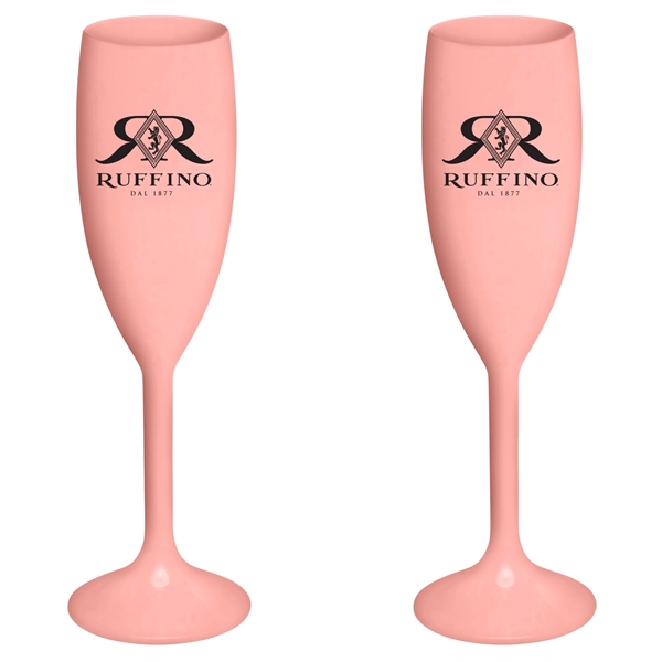 Acrylic Plastic Champagne Flute Glass - Image 1