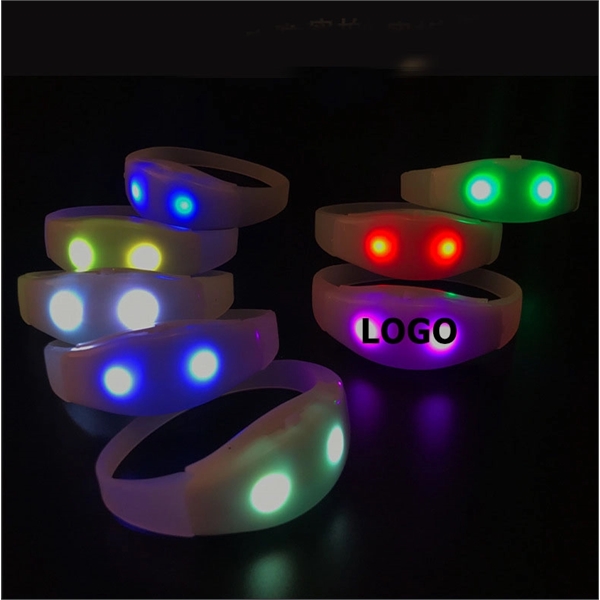 Led luminous silicone bracelet - Image 1