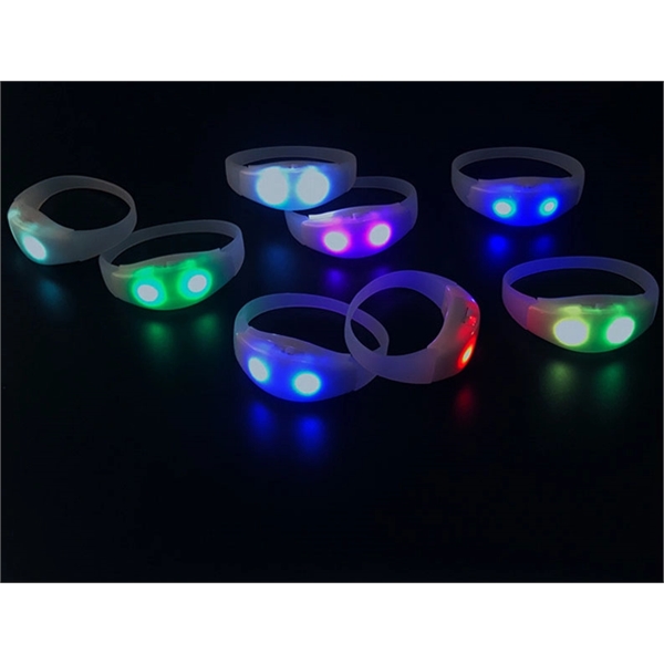 Led luminous silicone bracelet - Image 4