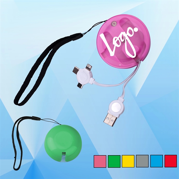 Retractable USB charging cable - Image 1