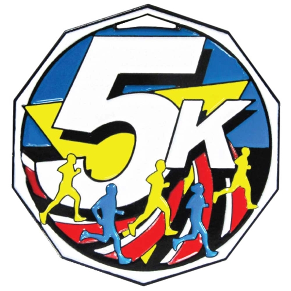 2" 5K Decagon Color Medallion - Image 2