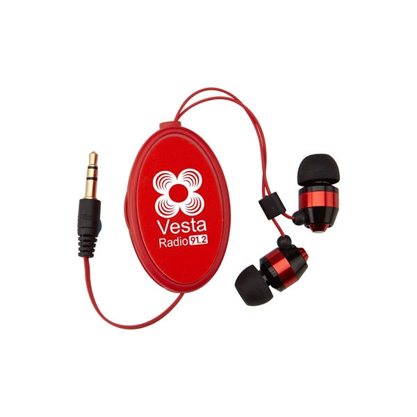 Heavy Metal Retractable Earbuds-Closeout - Image 1