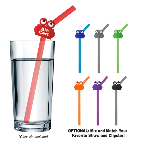 Silicone Straw With Clipster - Image 1